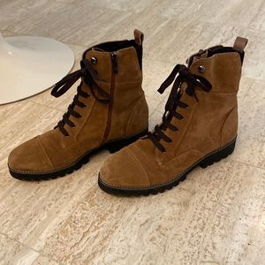 Donald Pliner side hiker combat booties! 8.5